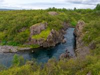 Aussichtspunkt in die Eyvindará Schlucht bei Egilsstaðir - Ostfjorde